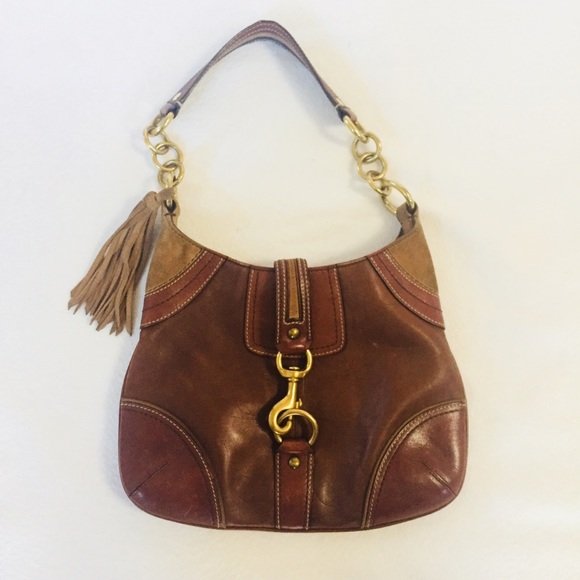 Coach Handbags - Coach Signature C Embossed Leather Satchel Tote👜
